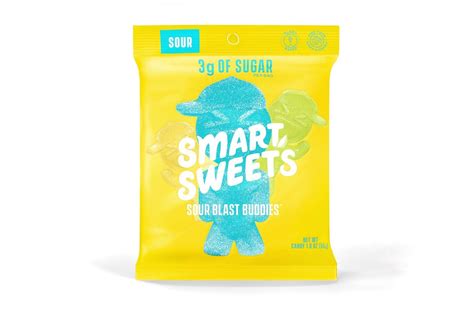 Smartsweets Sour Blast Buddies 50g Sour Candy Sugar Alcohol Sour