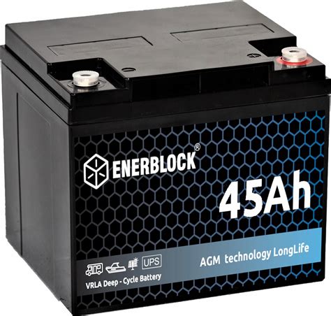 Enerblock Akumulator Agm V Ah Do W Zka Inwalidzkiego Jdm