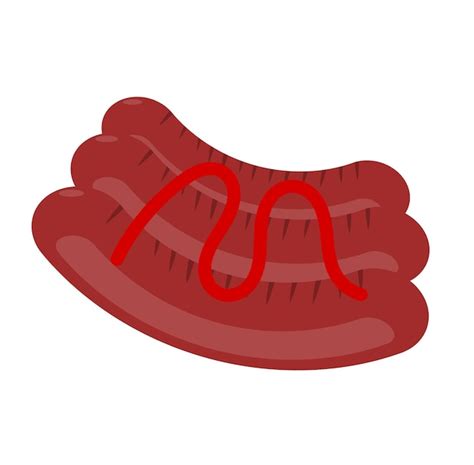 Premium Vector Illustration Of Grilled Sausages