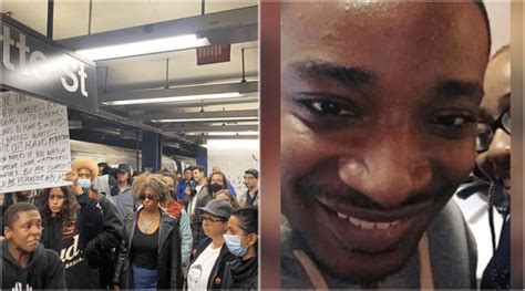 Public Execution Protests In Nyc After Homeless Man Killed In Subway