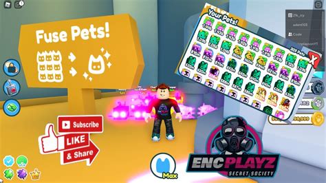 FUSING ALL MY PETS SPENDING 1 5 BIL TECH COINS PET SIMULATOR X