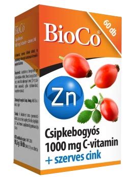 Bioco Csipkebogy S C Vitamin Mg Szerves Cink X Arcanum