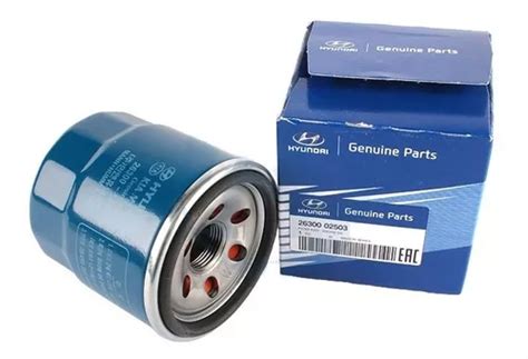 Filtro De Aceite Original Hyundai - Kia 26300-02503 W7023 | Cuotas sin ...