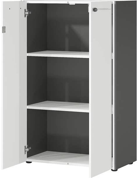 Schrank Regal Toronto 3 Ordnerhöhen B 750 x T 400 x H 1200 mm Dekor