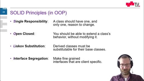 The Solid Principles For Object Oriented Programming Youtube