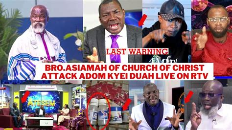 Eish Bro Asiamah Att Ck Adom Kyei Duah Sobolo Again On Live Tv And