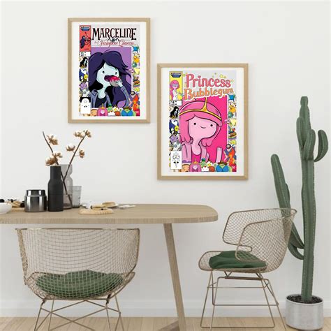 Adventure Time Poster Adventure Time Wall Art Princess Etsy