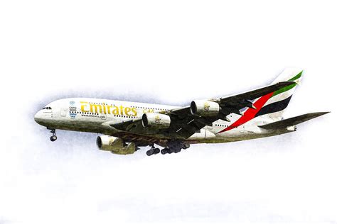 Emirates Airline A380 Art Photograph By David Pyatt Fine Art America