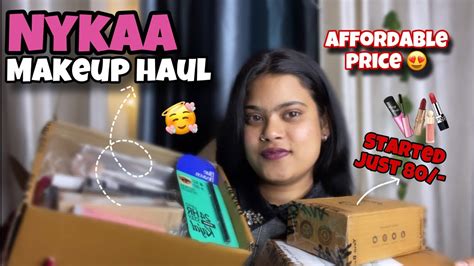 Nykaa Makeup Haul Affordable Makeup Products Viral Youtubeindia