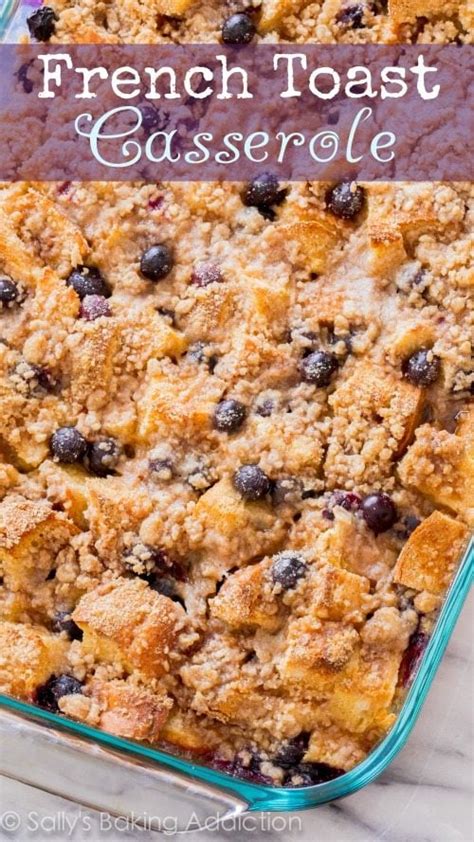 Blueberry French Toast Casserole