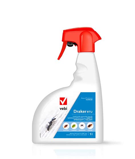 Insetticida Liquido Draker Rtu 1 Lt Vebi Verdecerchio