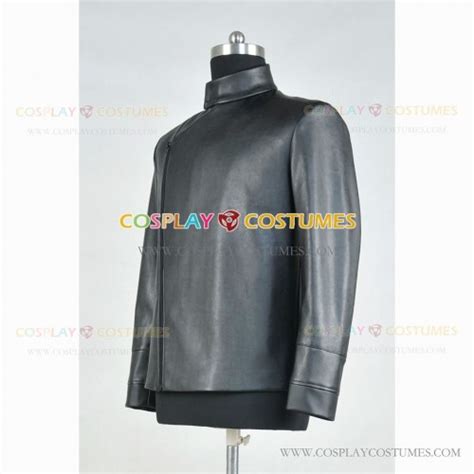 Doctor Who Cosplay Davros Costume Black Leather Jacket