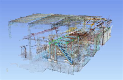 Nube de puntos Modelado de Estructuras Metálicas Editeca