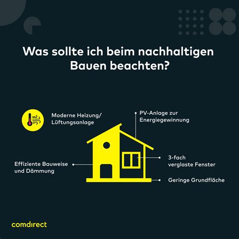 Nachhaltiges Bauen Comdirect Magazin