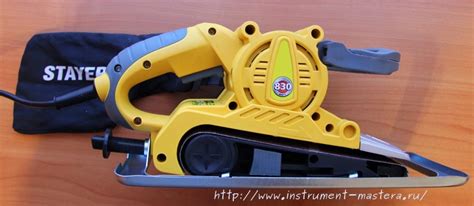 Ленточная шлифмашинка STAYER SBS-830-76-E - Домашняя мастерская