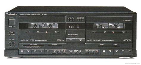 Technics Rs X Manual Double Cassette Deck Hifi Engine