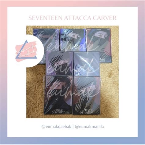 Unsealed Seventeen 9th Mini Album Attacca Carat Version Shopee