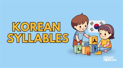 Korean Syllables Master The Correct Hangeul Structure Koreabridge