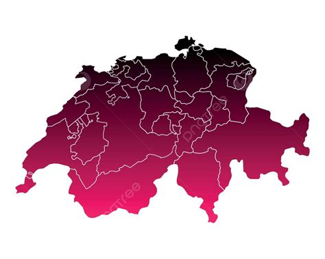 Mapa De Suiza Mapa Cartograf A Aislado Vector Png Mapa Cartograf A