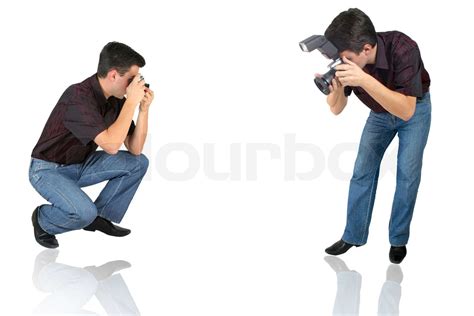 camera and man | Stock image | Colourbox