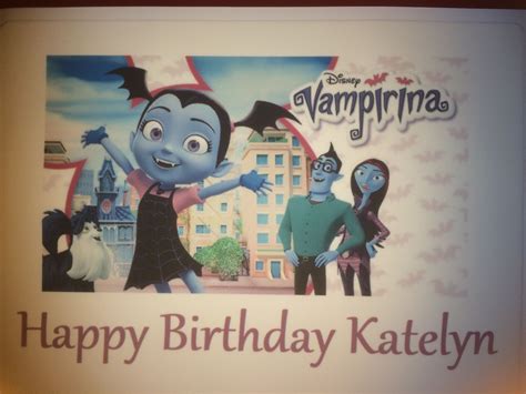 Disney Vampirina Edible Cake Topper