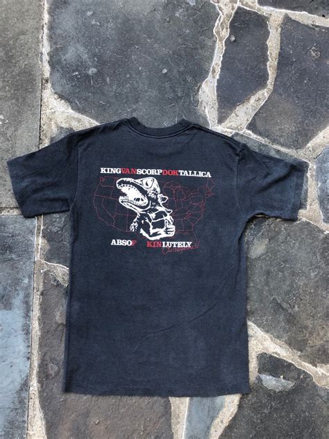 S Monsters Of Rock Vintage T Shirt Metallica Van Halen