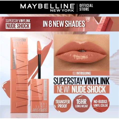 Superstay Vinyl Ink Liquid Lipstick 63 Intriguing Shade Shopee