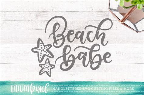 Beach Babe Svg Png Dxf By Lilium Pixel Svg Thehungryjpeg
