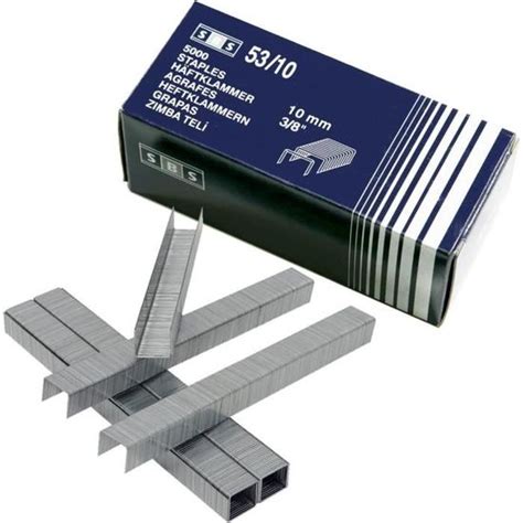 Sbs Lot De 5000 Agrafes De Type 53 Agrafes Handtackerklammern Agrafes