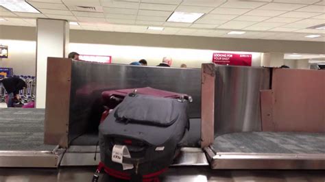 Luggage Off The Carousel At Jfk Kennedy Airport Back From Macworld 2013