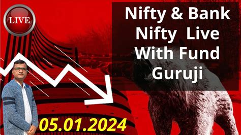 Live Market With Fund Guruji Nifty Prediction And Bank Nifty Analysis