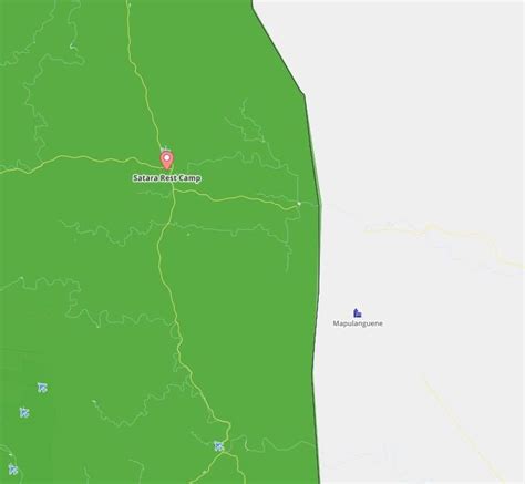 Map Of Satara Rest Camp Kruger National Park