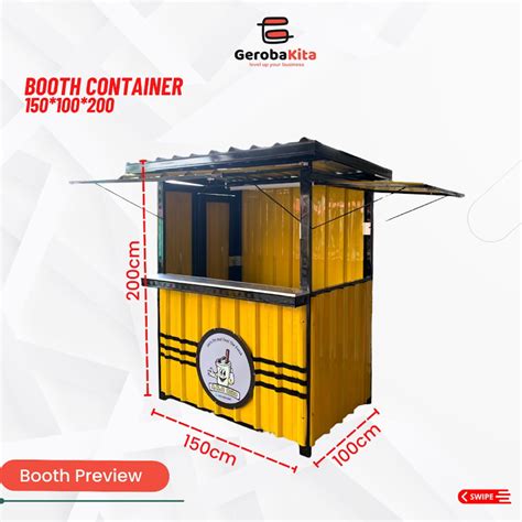 Jual Booth Container Murah Gerobak Kontainer Murah Kuliner Booth