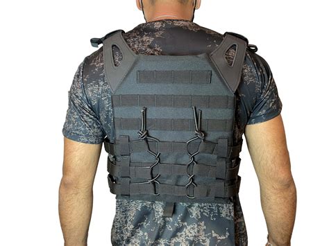 Chaleco Tactico Rbn Tactical Molle Porta Placa 390 Negro Triestina