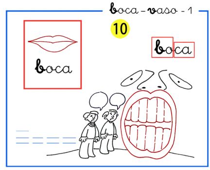 Completo M Todo De Lectoescritura Paso A Paso Letras B V De Boca Y Vaso