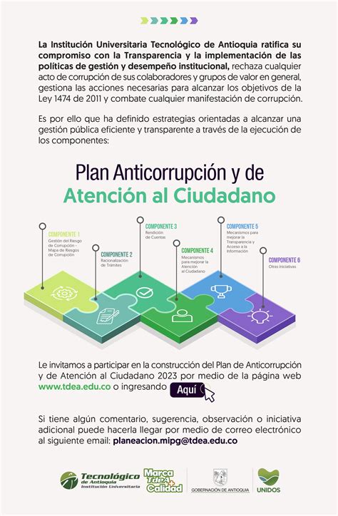 Participa En La Construcci N Del Plan Anticorrupci N Y De Atenci N Al