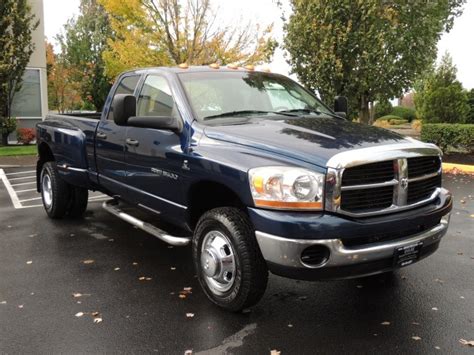 2006 Dodge Ram 3500 Dually 4x4 5 9l Cummins 6 Speed Manual 1 Ton