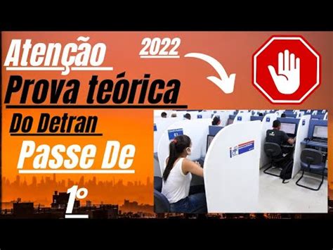 Prova Te Rica Do Detran Quantas Quest Es Tem Que Acertar Passe De