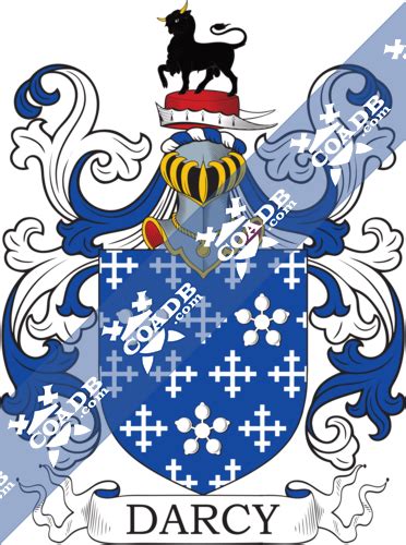 Darcy Family Crest, Coat of Arms and Name History