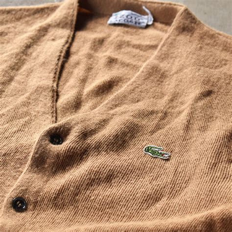 70s Izod Lacoste 初期 糸巻きタグ カーディガン 240220 Laboratory®