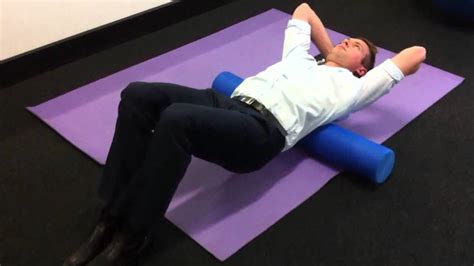 Viva Physiotherapy Foam Roller Back Stretching Exercises Level 2