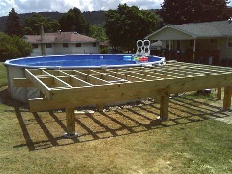 Awesome Above Ground Pool Deck Kits 2 17 Beste Ideeën Over Above Ground Pool Pool Deck Plans