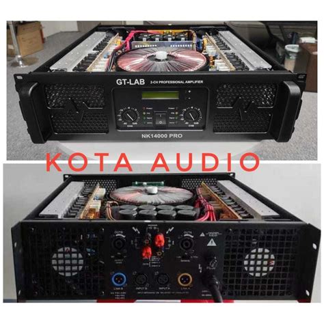 Jual POWER AMPLIFIER RDW GT LAB NK 14000 PRO GT LAB NK14000 CLASS TD