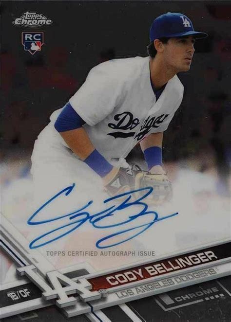 Cody Bellinger Topps Chrome Ra Cb Rookie Auto Price Guide