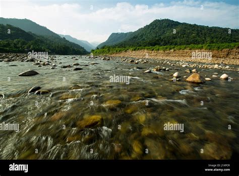 Beautiful Landscape View Of Bichanakandi Sylhet Bangladesh Stock
