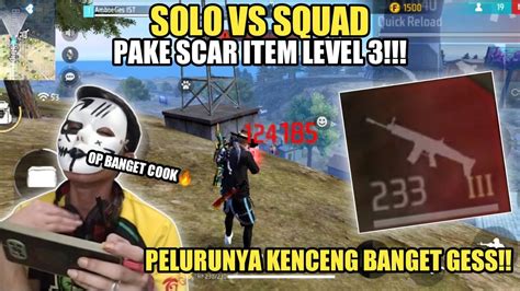 GARENA BERCANDA KASIH ITEM SENJATA SCAR AUTO OP PARAH CUKKK YouTube