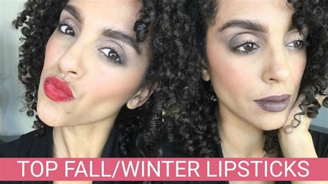 My Top Fallwinter Lipsticks 2015 Discocurlstv Youtube