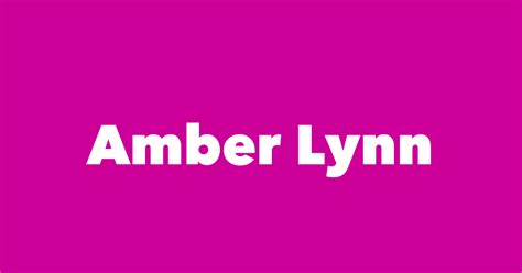 Amber Lynn - Spouse, Children, Birthday & More