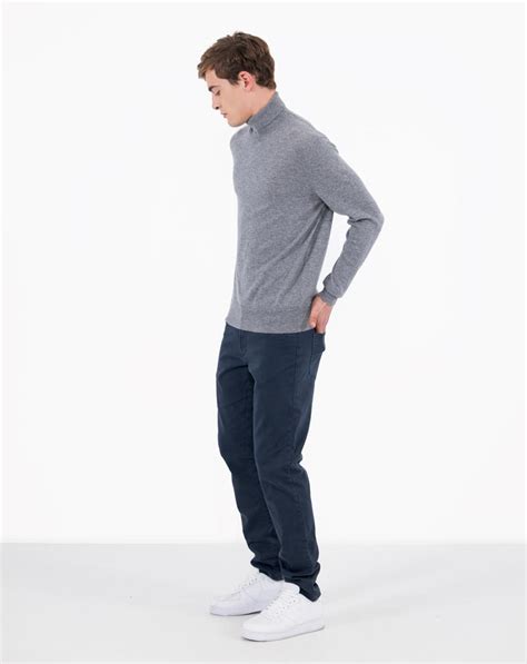 Mens Fine Pure Cashmere Turtleneck Maisoncashmere