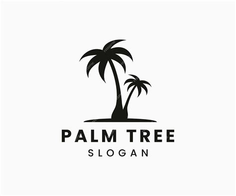 Premium Vector Palm Tree Logo Design Beach Logo Vector Template